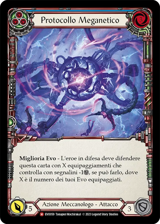 Card: Meganetic Protocol (blu)