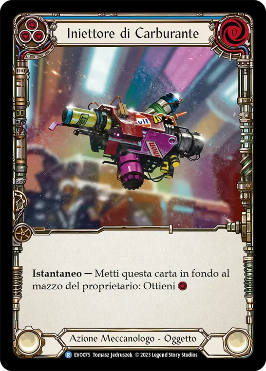 Card: Fuel Injector (blu)