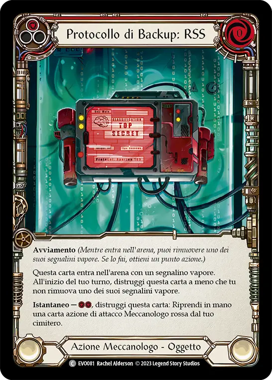 Card: Backup Protocol: RED (red)