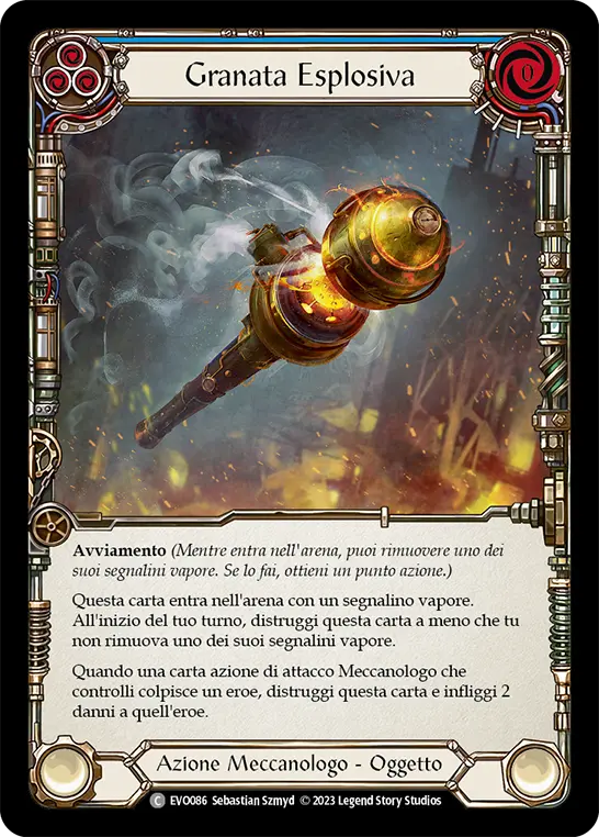 Card: Boom Grenade (blu)