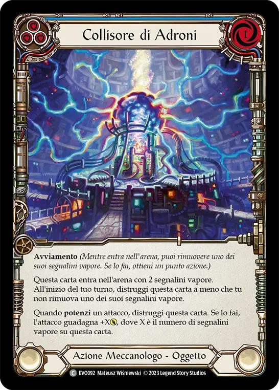 Card: Hadron Collider (blu)
