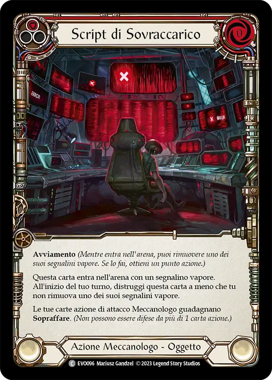 Card: Overload Script (red)