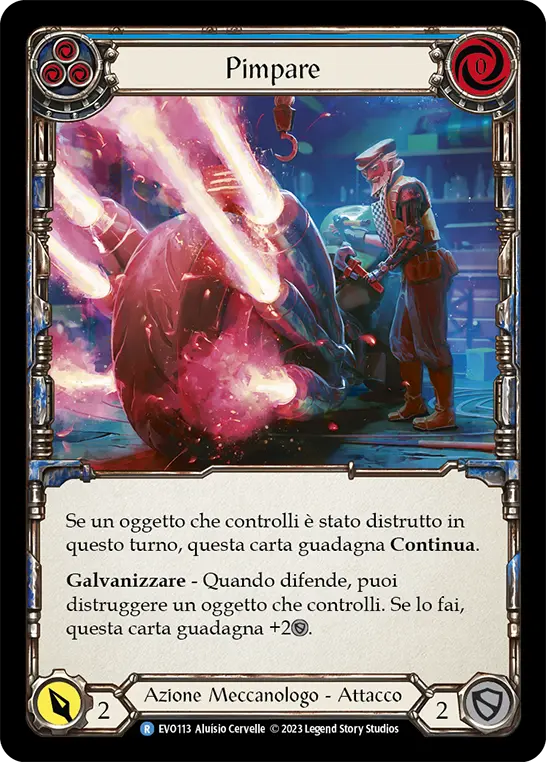 Card: Soup Up (blu)