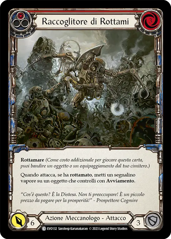 Card: Scrap Harvester (red)