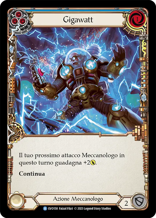 Card: Gigawatt (blu)