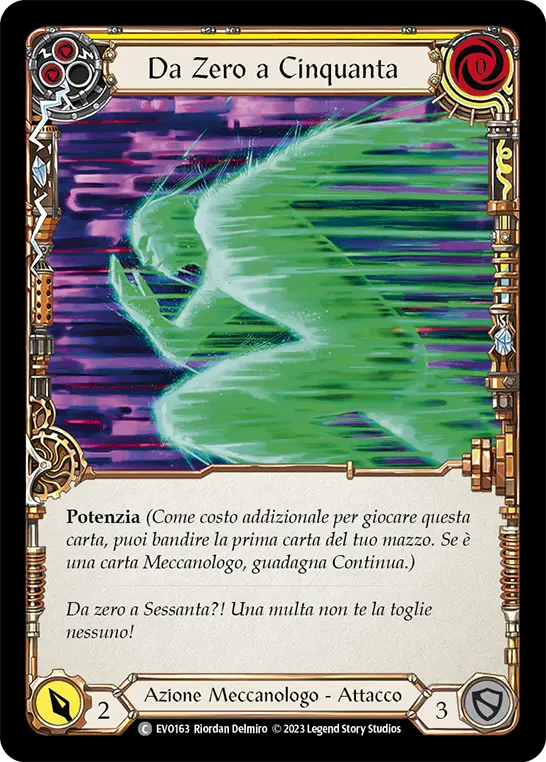 Card: Zero to Fifty (yel)