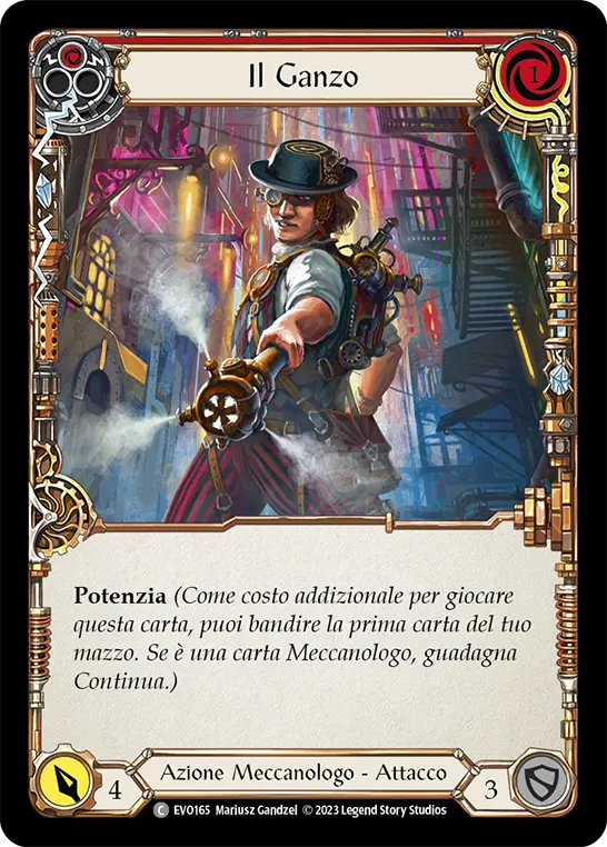Card: Razzle Dazzle (red)