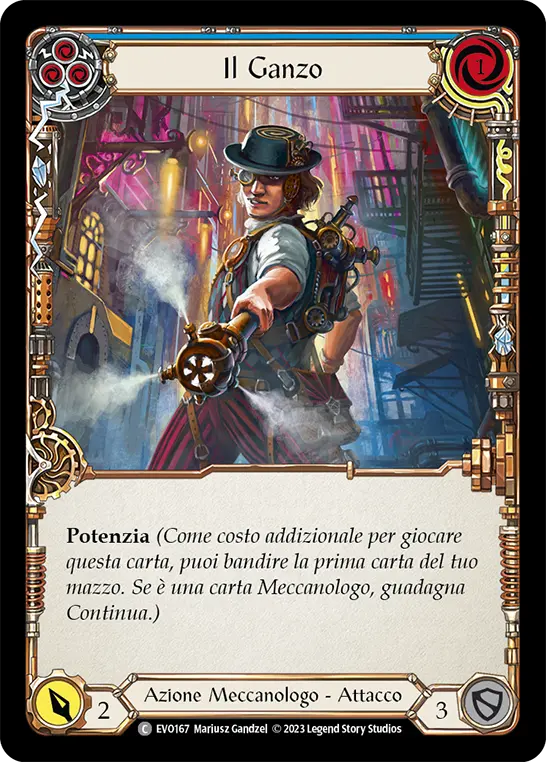 Card: Razzle Dazzle (blu)