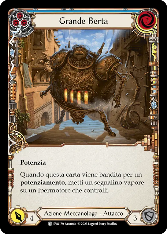 Card: Big Bertha (blu)