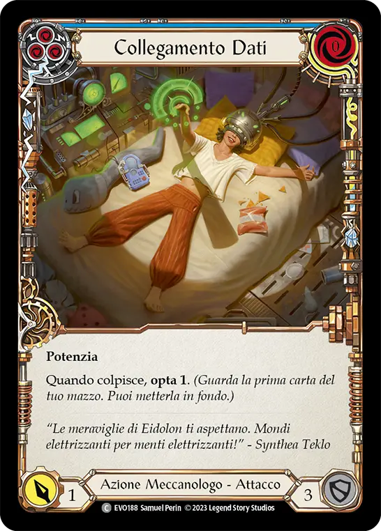 Card: Data Link (blu)