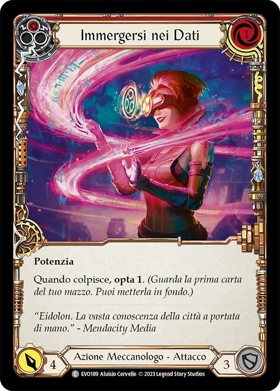 Card: Dive Through Data (red)