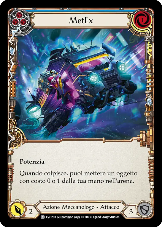 Card: MetEx (blu)