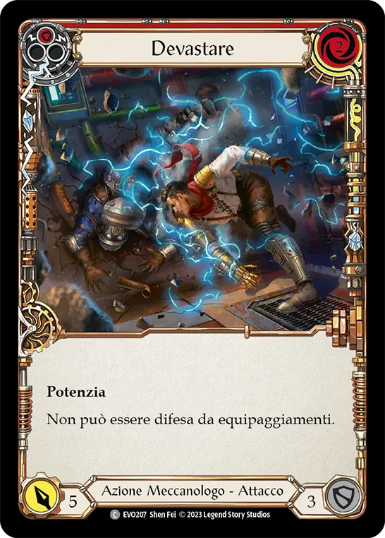 Card: Lay Waste (red)