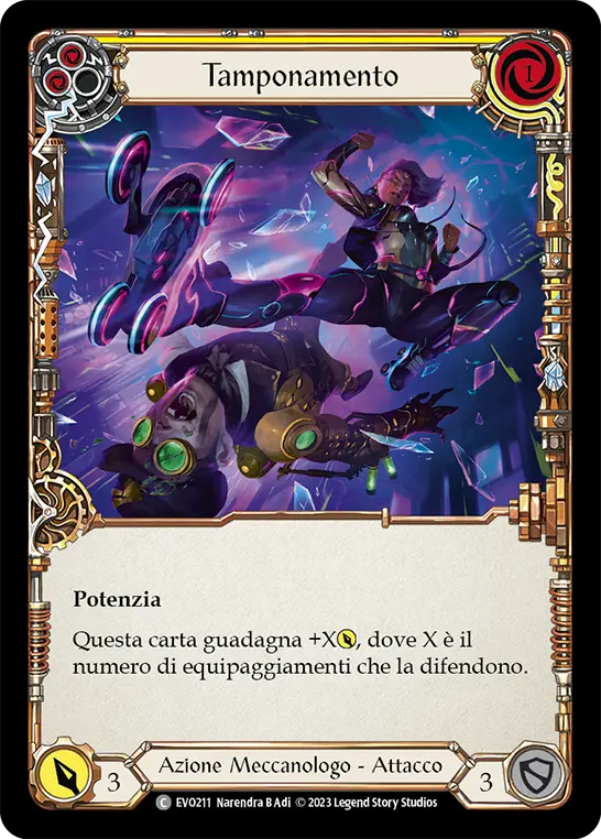 Card: Fender Bender (yel)