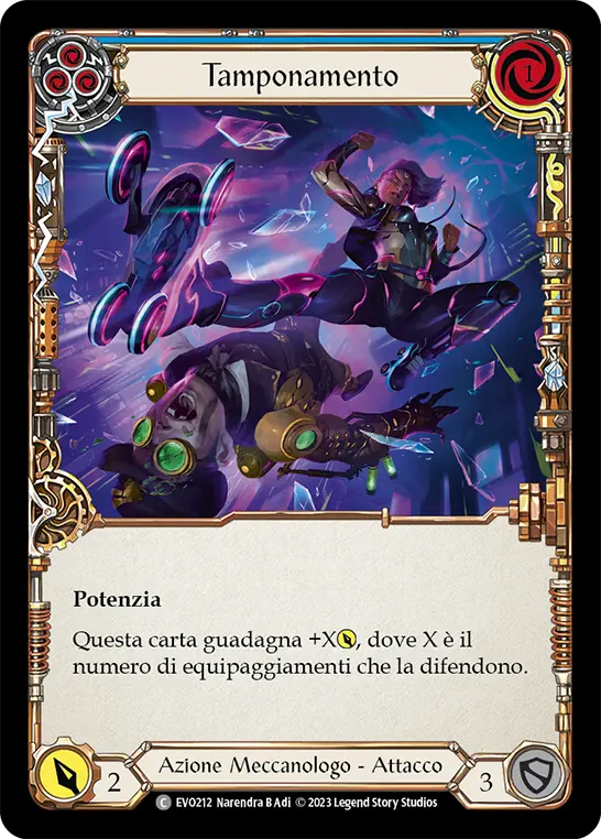Card: Fender Bender (blu)