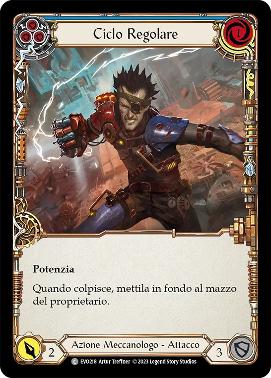 Card: Under Loop (blu)