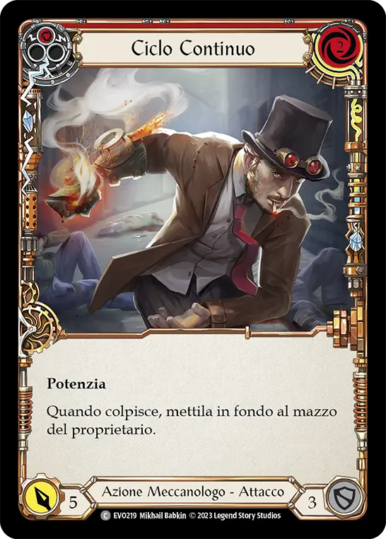 Card: Over Loop (red)