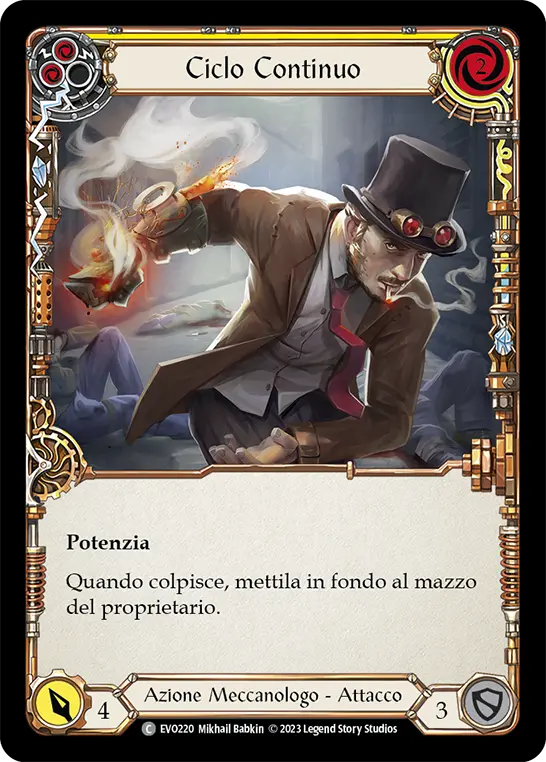 Card: Over Loop (yel)