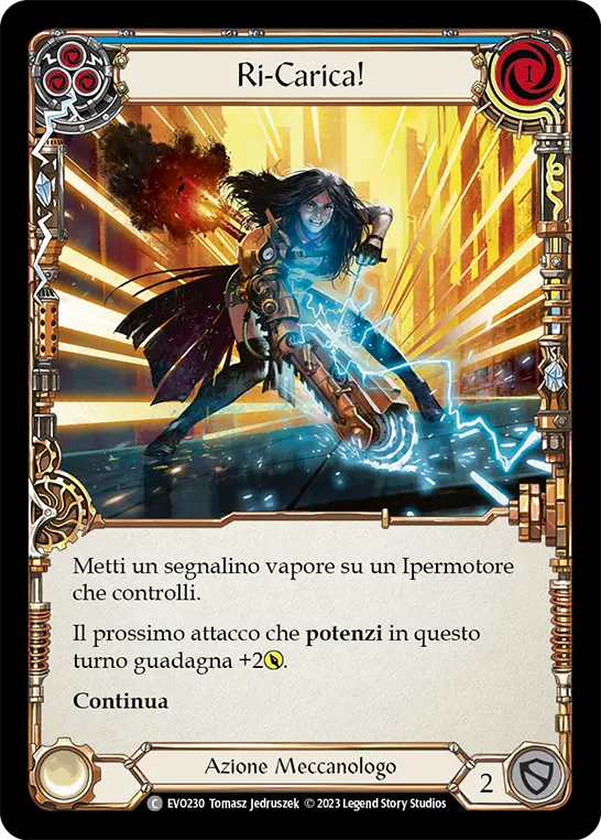 Card: Re-Charge! (blu)
