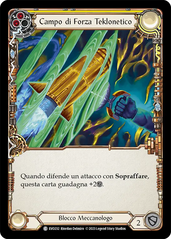 Card: Teklonetic Force Field (yel)