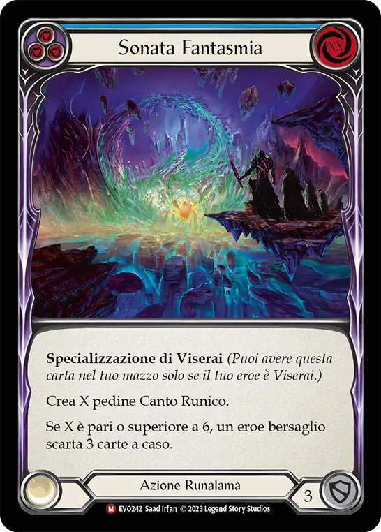 Card: Sonata Fantasmia (blu)