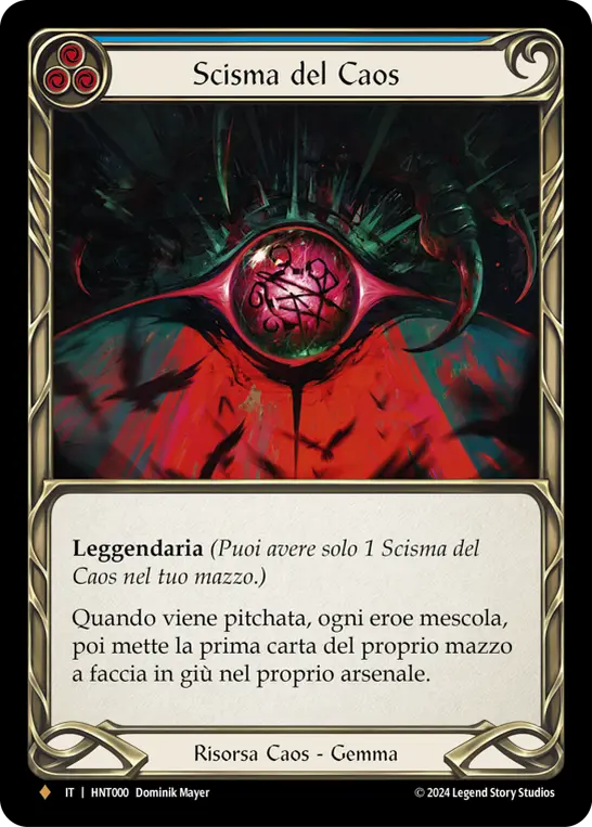 Card: Schism of Chaos (blu)