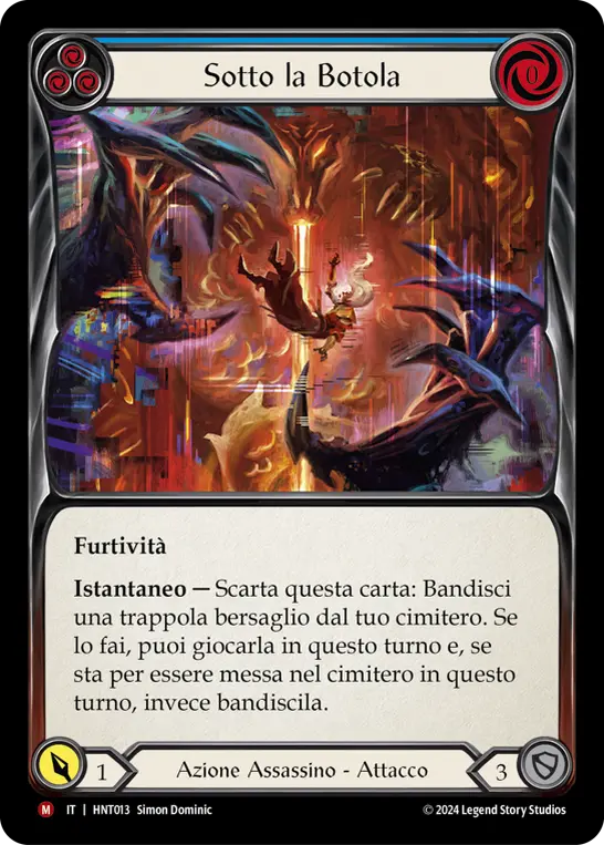 Card: Under the Trap-Door (blu)