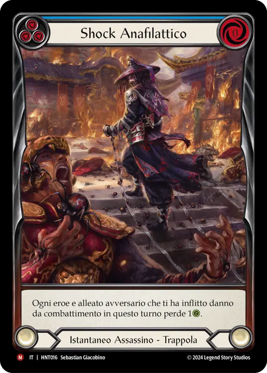 Card: Anaphylactic Shock (blu)