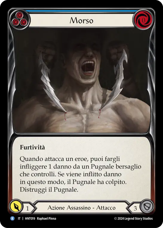 Card: Bite (blu)