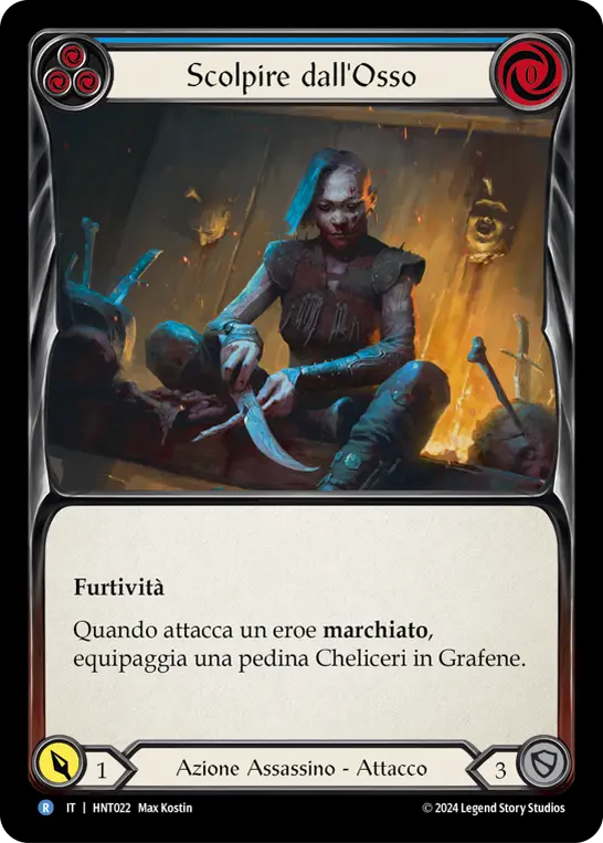 Card: Whittle from Bone (blu)