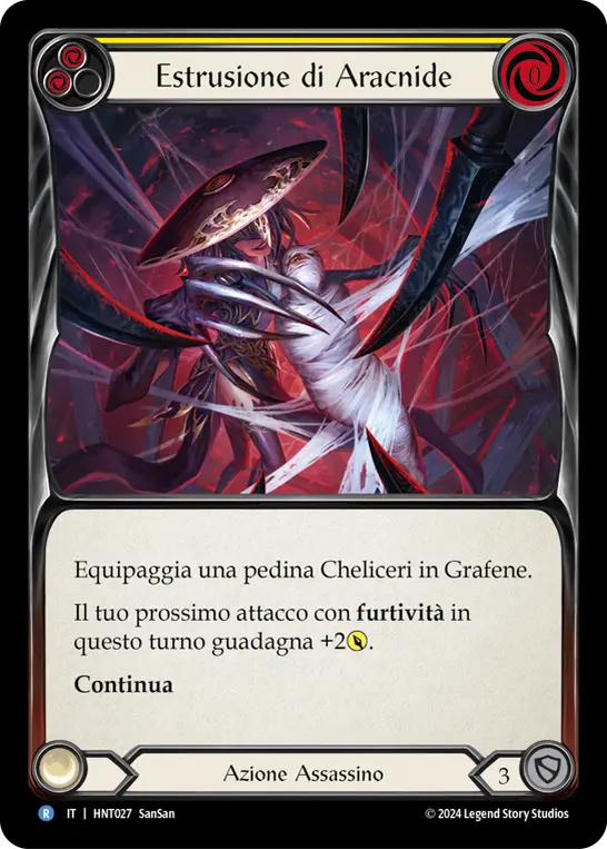 Card: Orb-Weaver Spinneret (yel)
