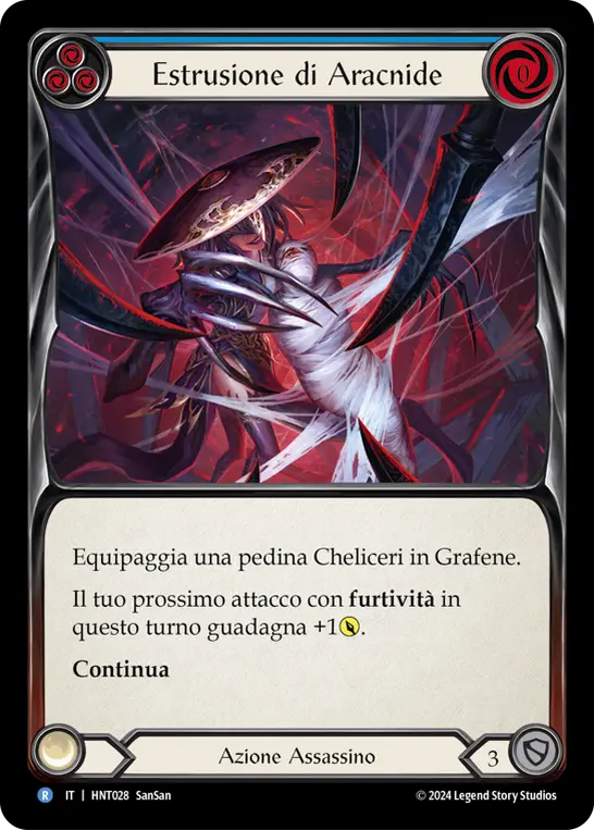 Card: Orb-Weaver Spinneret (blu)