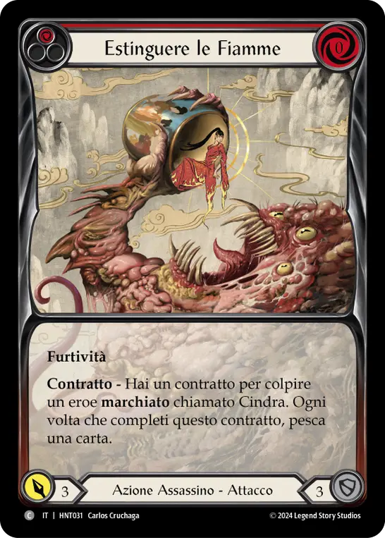 Card: Extinguish the Flames (red)