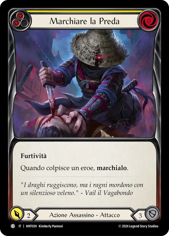 Card: Mark the Prey (yel)