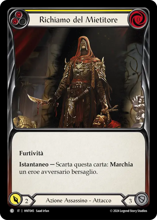 Card: Reaper's Call (yel)