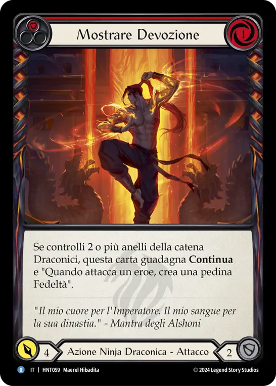 Card: Demonstrate Devotion (red)