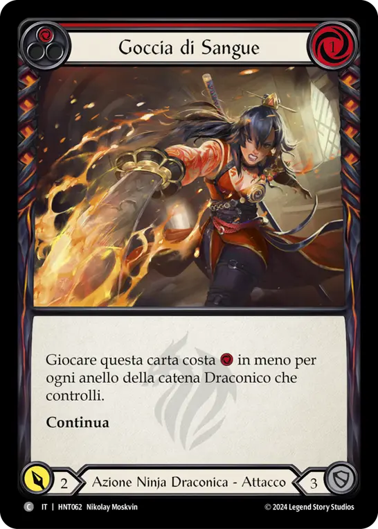 Card: Blood Drop (red)