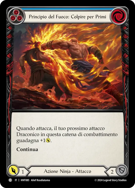 Card: Fire Tenet: Strike First (blu)