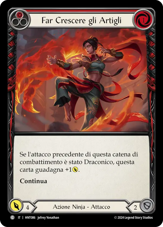 Card: Grow Claws (red)