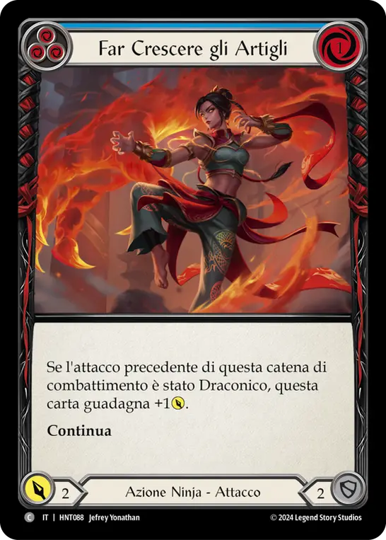 Card: Grow Claws (blu)