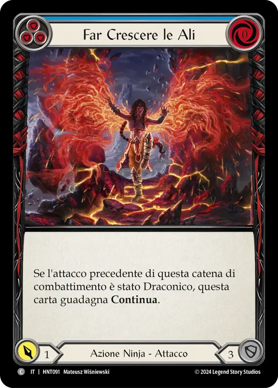 Card: Grow Wings (blu)