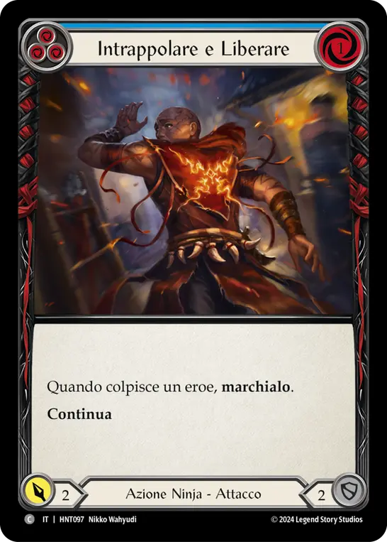 Card: Trap and Release (blu)
