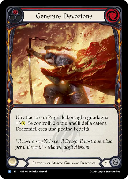 Card: Endear Devotion (red)
