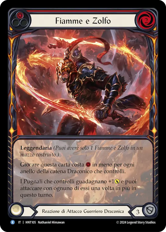 Card: Fire and Brimstone (red)