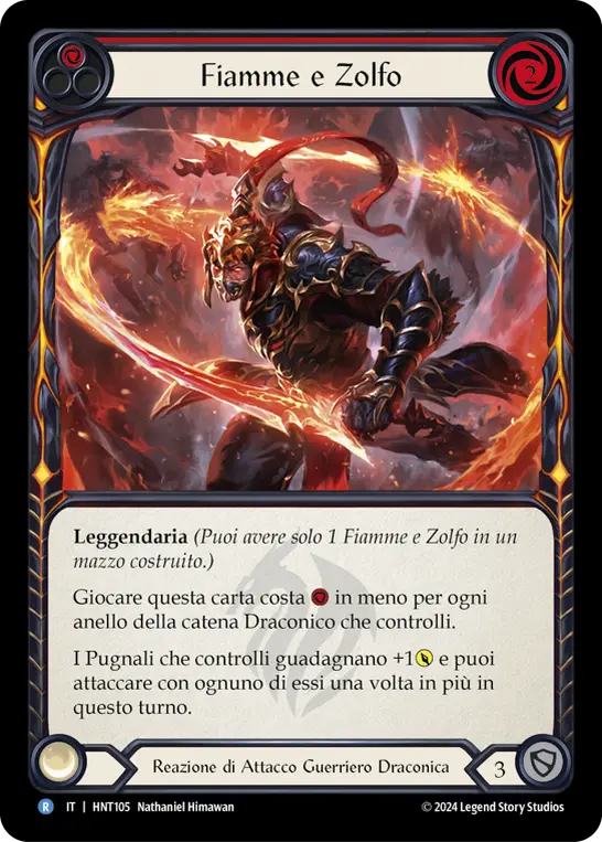 Card: Fire and Brimstone (red)