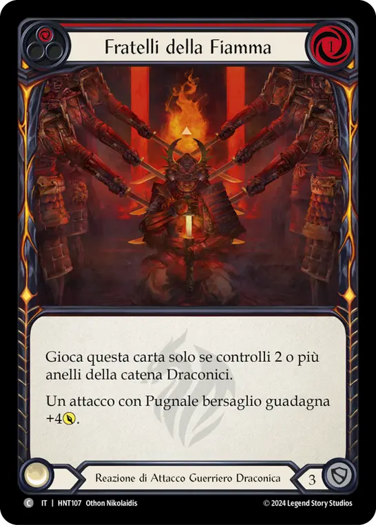 Card: Brothers of Flame (red)