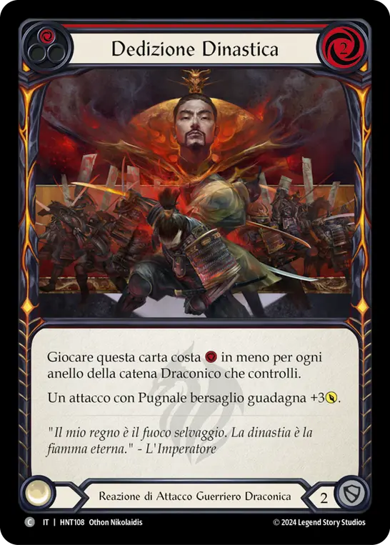 Card: Dynastic Dedication (red)