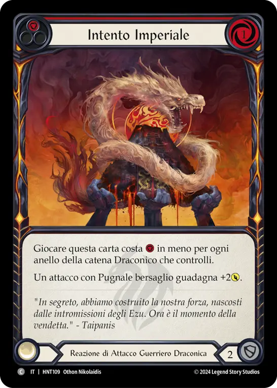 Card: Imperial Intent (red)