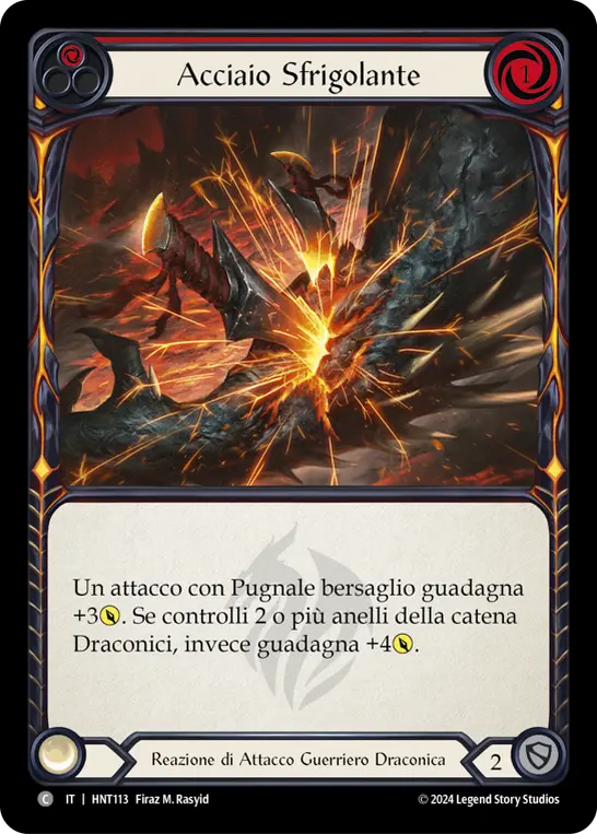 Card: Sizzling Steel (red)