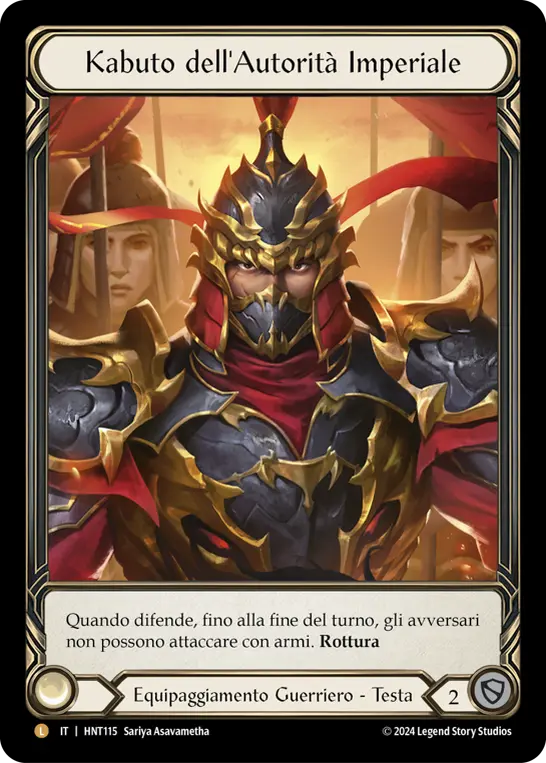 Card: Kabuto of Imperial Authority